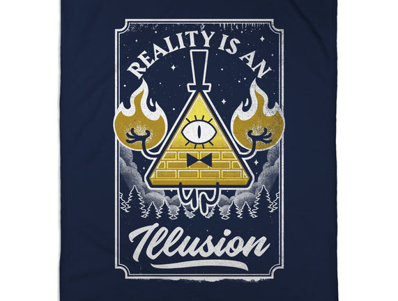 Cartoon Triangle Reality Illusion