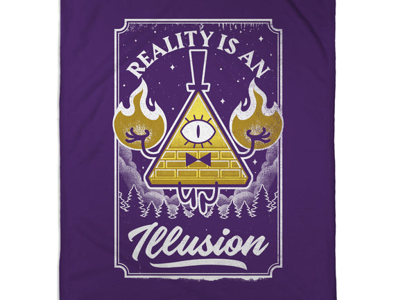Cartoon Triangle Reality Illusion