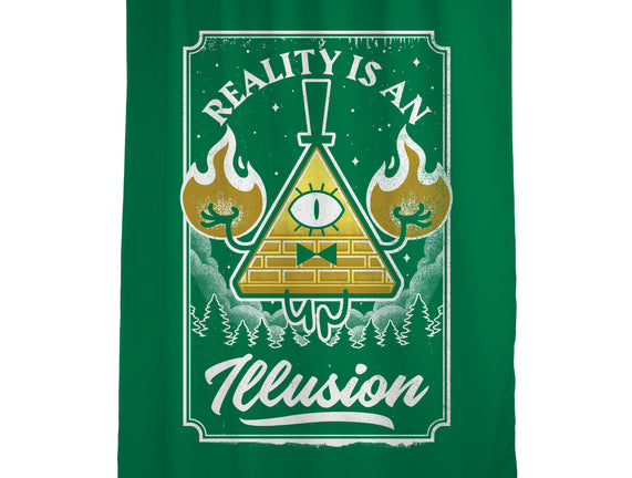 Cartoon Triangle Reality Illusion
