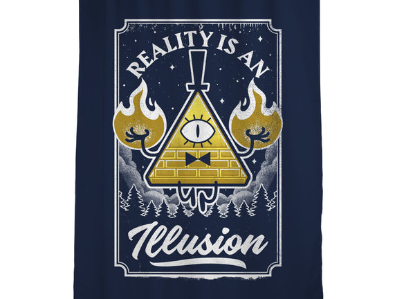 Cartoon Triangle Reality Illusion
