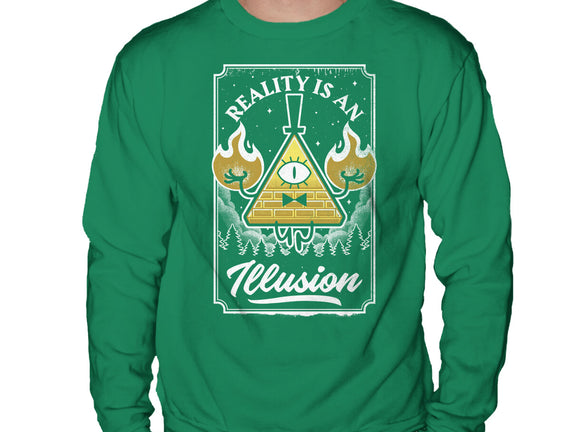 Cartoon Triangle Reality Illusion