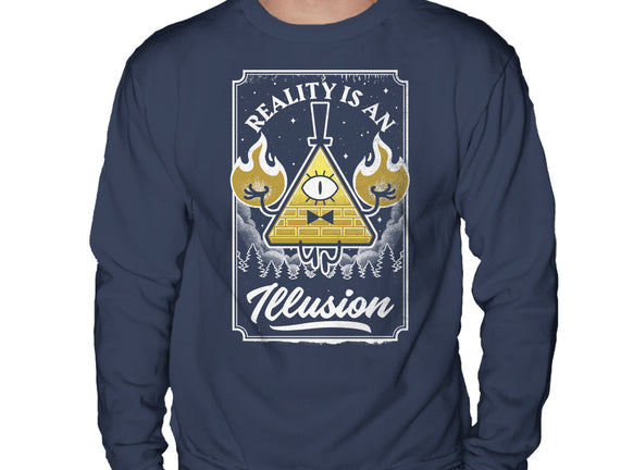 Cartoon Triangle Reality Illusion