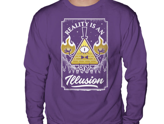 Cartoon Triangle Reality Illusion