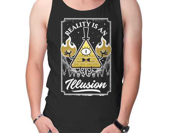Cartoon Triangle Reality Illusion