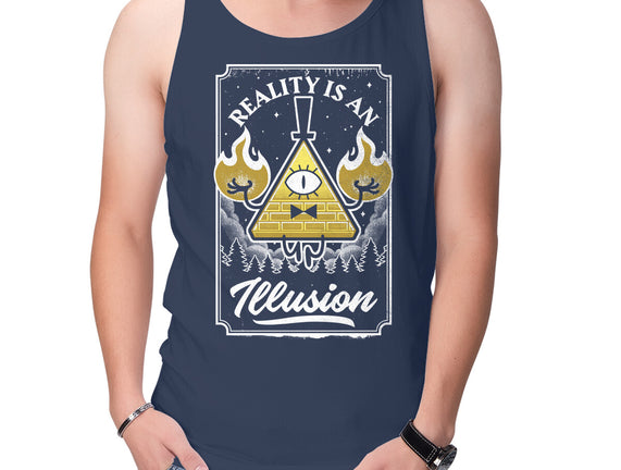 Cartoon Triangle Reality Illusion