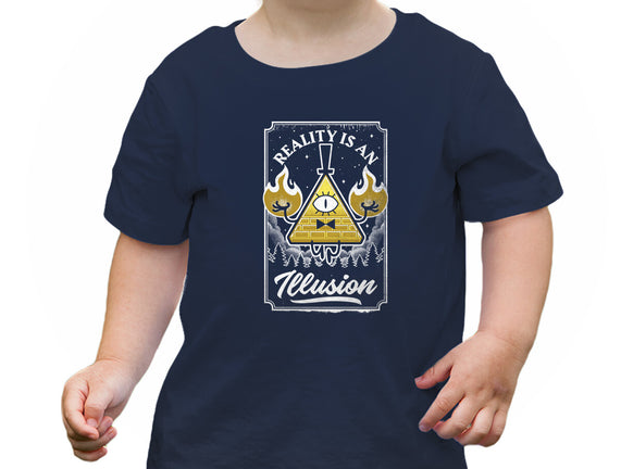 Cartoon Triangle Reality Illusion