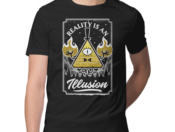 Cartoon Triangle Reality Illusion