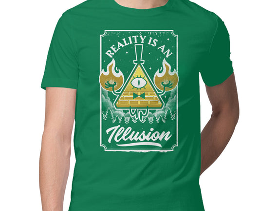 Cartoon Triangle Reality Illusion