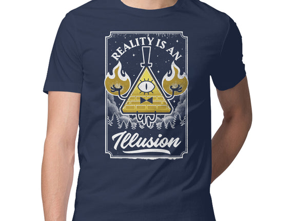 Cartoon Triangle Reality Illusion