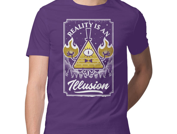 Cartoon Triangle Reality Illusion