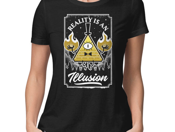 Cartoon Triangle Reality Illusion