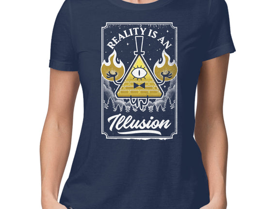 Cartoon Triangle Reality Illusion
