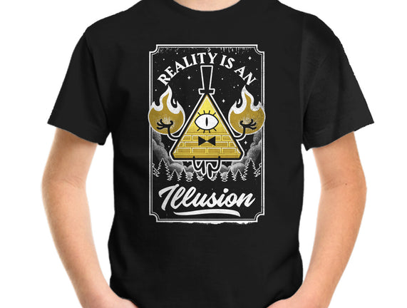 Cartoon Triangle Reality Illusion