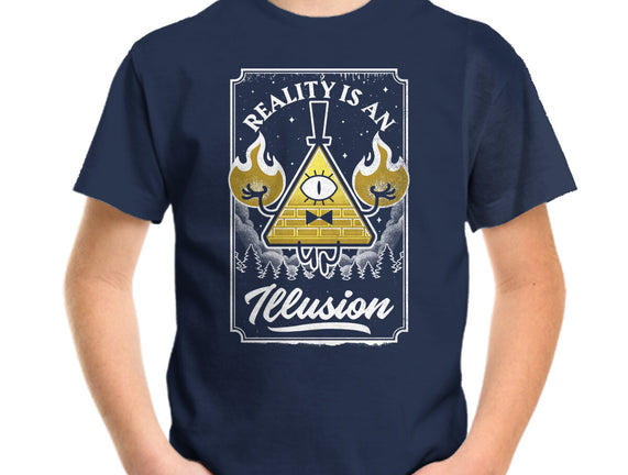 Cartoon Triangle Reality Illusion