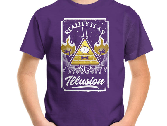 Cartoon Triangle Reality Illusion