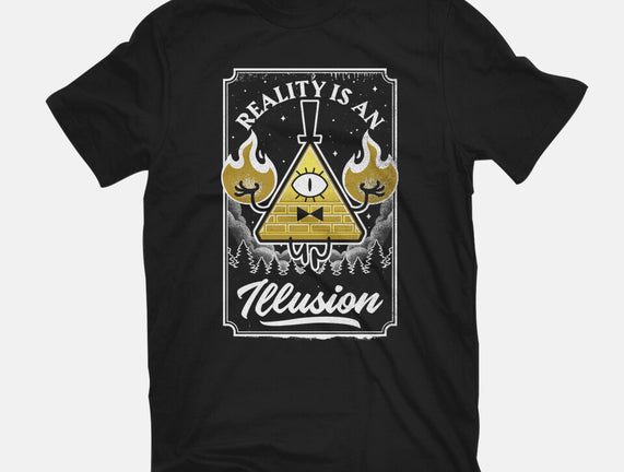 Cartoon Triangle Reality Illusion
