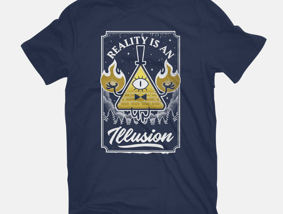 Cartoon Triangle Reality Illusion