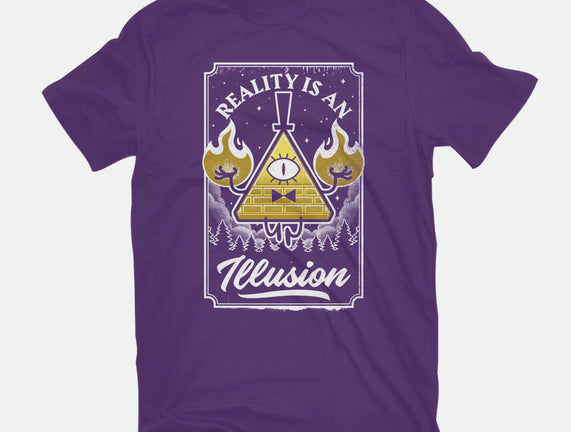 Cartoon Triangle Reality Illusion