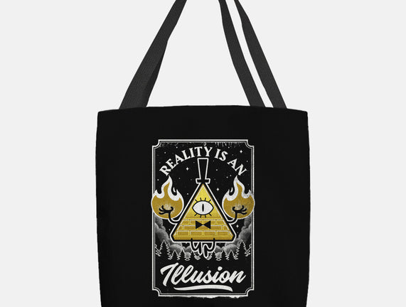 Cartoon Triangle Reality Illusion
