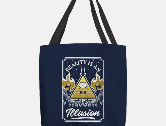 Cartoon Triangle Reality Illusion