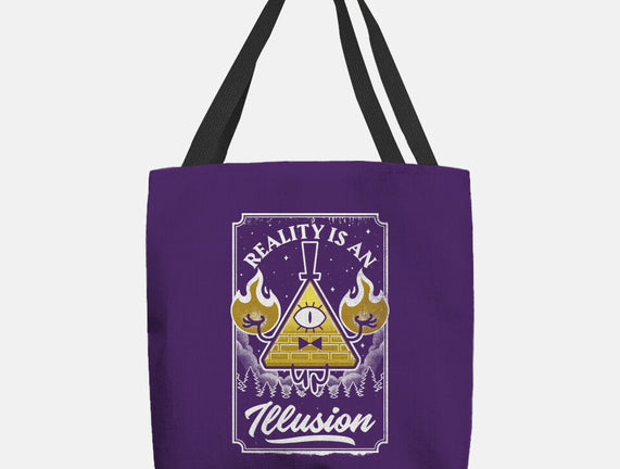 Cartoon Triangle Reality Illusion
