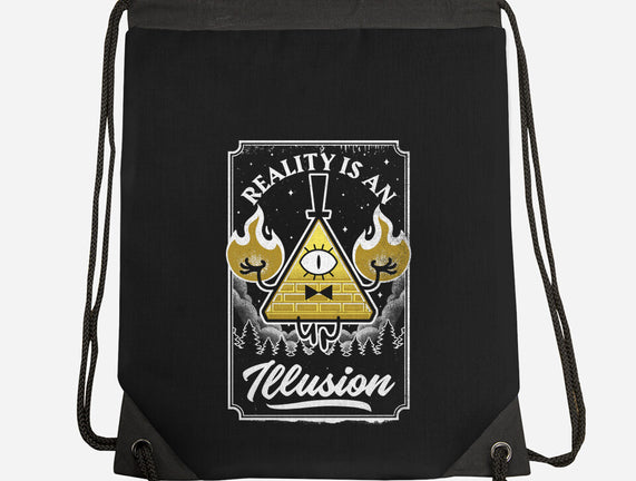 Cartoon Triangle Reality Illusion