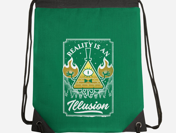 Cartoon Triangle Reality Illusion