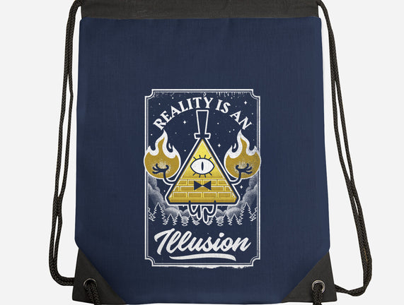 Cartoon Triangle Reality Illusion