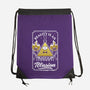 Cartoon Triangle Reality Illusion-None-Drawstring-Bag-Studio Mootant