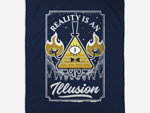 Cartoon Triangle Reality Illusion