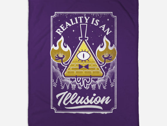 Cartoon Triangle Reality Illusion