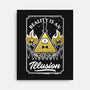 Cartoon Triangle Reality Illusion-None-Stretched-Canvas-Studio Mootant