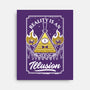Cartoon Triangle Reality Illusion-None-Stretched-Canvas-Studio Mootant