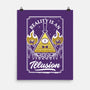 Cartoon Triangle Reality Illusion-None-Matte-Poster-Studio Mootant