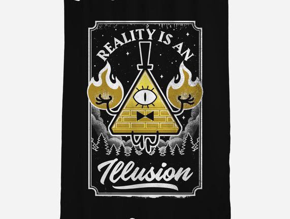 Cartoon Triangle Reality Illusion