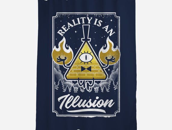 Cartoon Triangle Reality Illusion