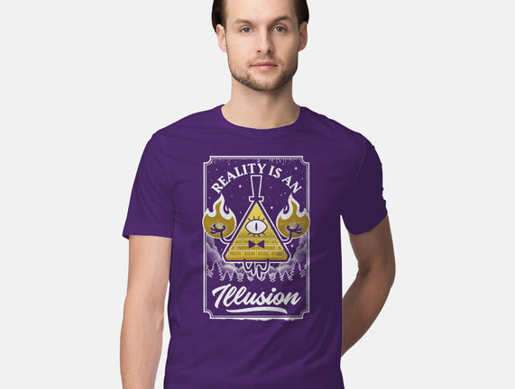 Cartoon Triangle Reality Illusion