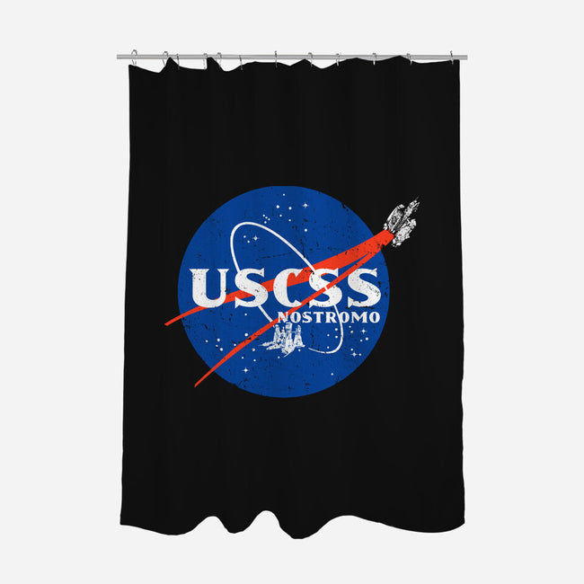 Space Nostromo-None-Polyester-Shower Curtain-DrMonekers