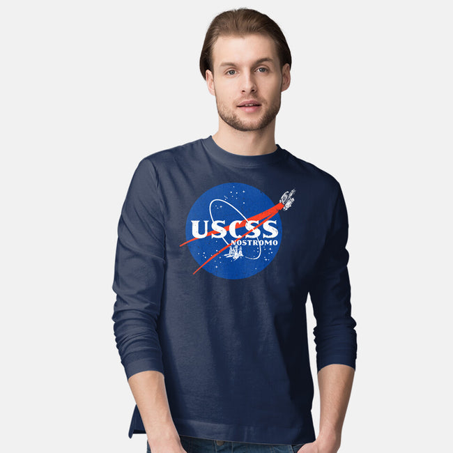 Space Nostromo-Mens-Long Sleeved-Tee-DrMonekers
