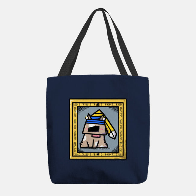 Dog With Earrings-None-Basic Tote-Bag-bloomgrace28