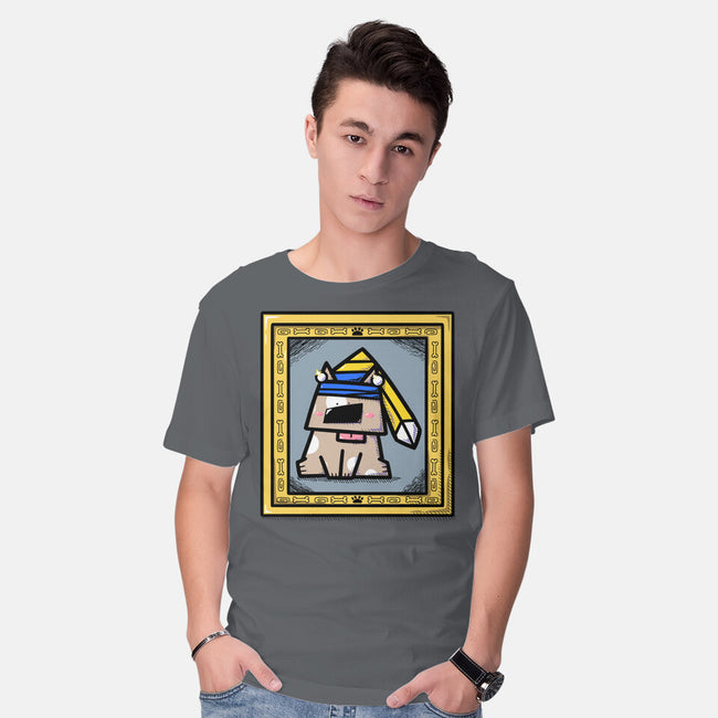 Dog With Earrings-Mens-Basic-Tee-bloomgrace28
