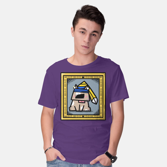 Dog With Earrings-Mens-Basic-Tee-bloomgrace28