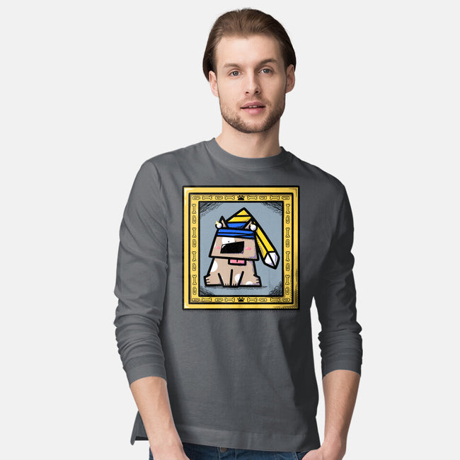 Dog With Earrings-Mens-Long Sleeved-Tee-bloomgrace28