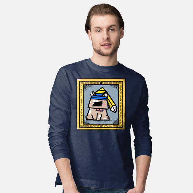 Dog With Earrings-Mens-Long Sleeved-Tee-bloomgrace28