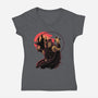 Family Curse-Womens-V-Neck-Tee-rmatix