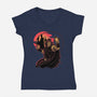 Family Curse-Womens-V-Neck-Tee-rmatix