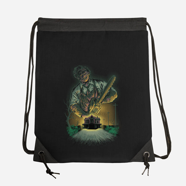 Chainsaw Butcher-None-Drawstring-Bag-Astrobot Invention