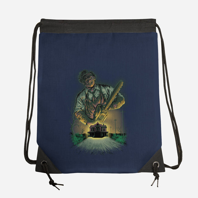Chainsaw Butcher-None-Drawstring-Bag-Astrobot Invention
