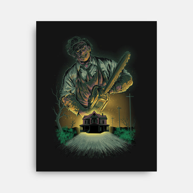 Chainsaw Butcher-None-Stretched-Canvas-Astrobot Invention