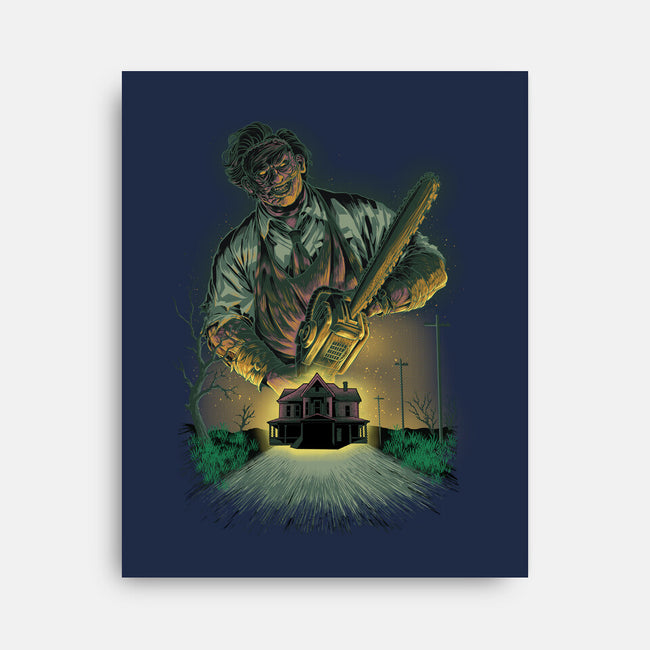 Chainsaw Butcher-None-Stretched-Canvas-Astrobot Invention
